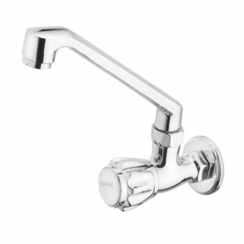 Sink Cock with Swinging Flat Spout
